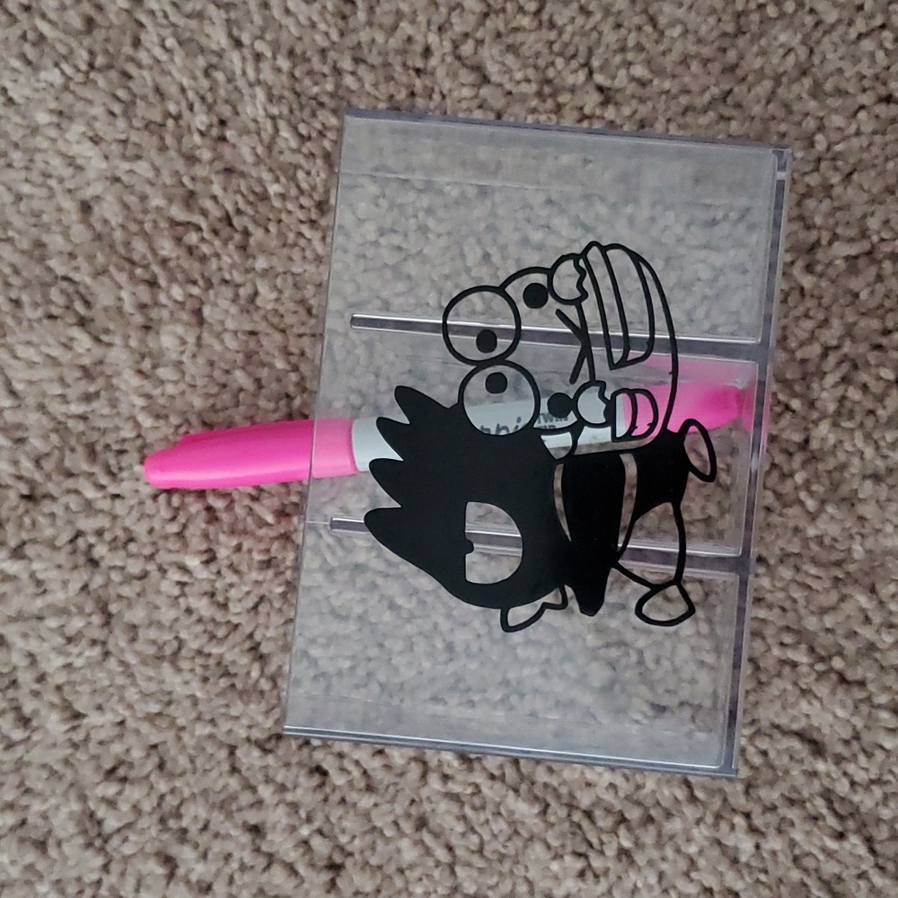Badtz Maru Keroppi plastic pen/pencil holder